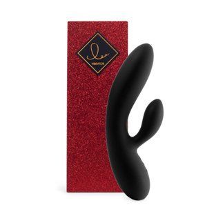Вибратор кролик FeelzToys Lea Rabbit Vibrator черный SO4433 фото
