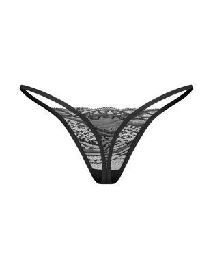 Набір еротичних жіночих трусиків (2 шт) Obsessive Clara L/XL чорні