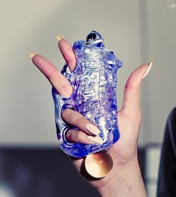 Мастурбатор Fleshlight Fleshskins Grip Blue Ice F16623 фото
