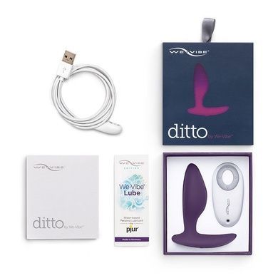 Анальная смарт-вибропробка We-Vibe Ditto Purple SO1639 фото