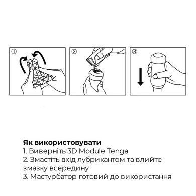 Мастурбатор Tenga 3D Module SO2195 фото
