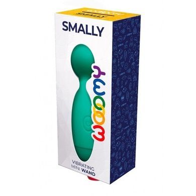 Минивибромассажер Wooomy Smally Mini Wand Turquoise SO7407 фото