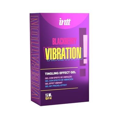 Жидкий вибратор Intt Vibration Ежевика 15 мл SX2661 фото