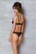 Еротичне боді Passion MARINA BODY, L/XL, black, з відкритими чашками