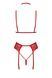 Комплект Kissable Bondage Kiss Set Red L/XL