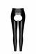 Легінси Noir Handmade F304 Taboo wetlook leggings with open crotch and bum - L