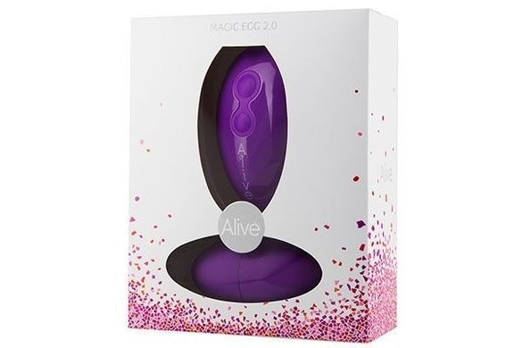 Виброяйцо Alive Magic Egg 2.0 Black с пультом ДУ AL40523 фото