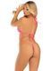 Боді-бікіні Leg Avenue Wrap around bikini bodysuit Neon Pink One Size