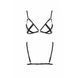 Відкритий бюстгальтер-стрепи Passion Exclusive NICKY BRA S/M, black