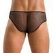 Мужские трусы со шнуровкой Passion 035 SLIP RICHARD XXL/XXXL Black, экокожа, сетка