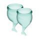 Менструальні чаші Satisfyer Feel Secure dark green SO3589 фото