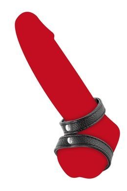 Двойное эрекционное кольцо Fetish Tentation Double Сockring SO4664 фото