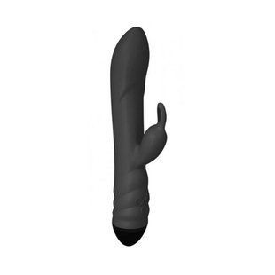 Вибратор кролик Adrien Lastic Twister черный SO4865 фото