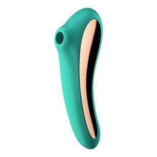 Вакуумний стимулятор Satisfyer Dual Kiss Green SO6116 фото