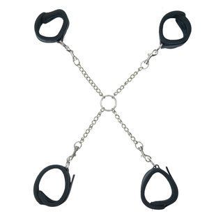 Хрестовина Punishment - Hog-Tie - Black SX2226 фото