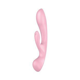 Вібратор кролик Satisfyer Triple Oh рожевий SO7780 фото