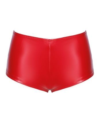 Шорти Noir Handmade F356 Red powerwetlook shorts - 3XL