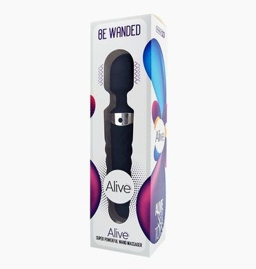 Минивибромассажер Alive Be Wanded Black SO4474 фото
