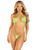 Боді-бікіні Leg Avenue Wrap around bikini bodysuit Neon Green One Size