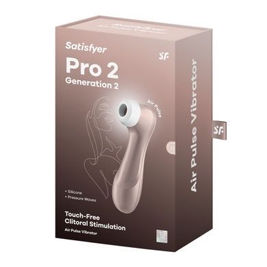 Вакуумний кліторальний стимулятор Satisfyer Pro 2 Generation 2 Gold SO1640 фото