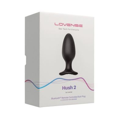 Анальная смарт-вибропробка Lovense Hush 2 размер L SO6983 фото