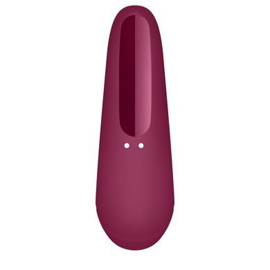 Вакуумний кліторальний стимулятор Satisfyer Curvy 1+ Rose Red SO3780 фото