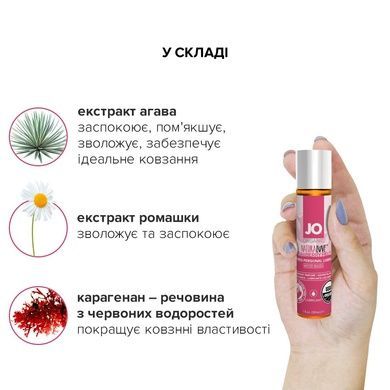 Вкусовой лубрикант JO NATURALOVE Клубника 30 мл SO1491 фото
