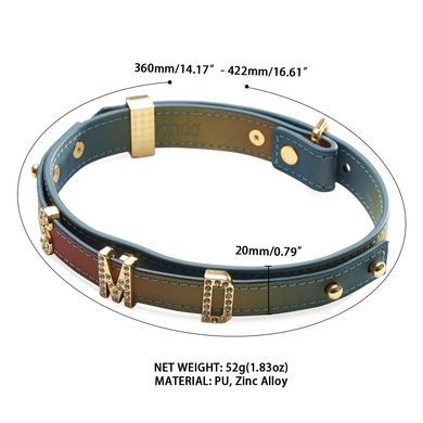 Нашийник LOCKINK Multi-color DIY Alphabet Collar SX0899 фото