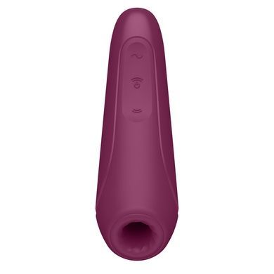 Вакуумний кліторальний стимулятор Satisfyer Curvy 1+ Rose Red SO3780 фото