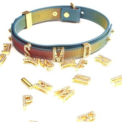 Нашийник LOCKINK Multi-color DIY Alphabet Collar SX0899 фото