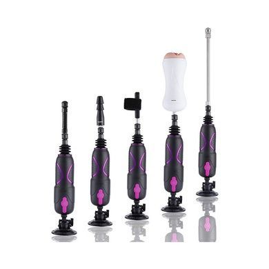 Набор адаптеров для секс-машин Hismith Luxury Kit KlicLok System Set SO6200 фото