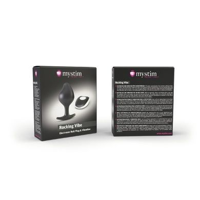 Силіконова анальна пробка Mystim Rocking Vibe для електростимулятора SO2964 фото