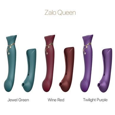 Смартвібратор Zalo Queen Twilight Purple з вакуумом SO6664 фото