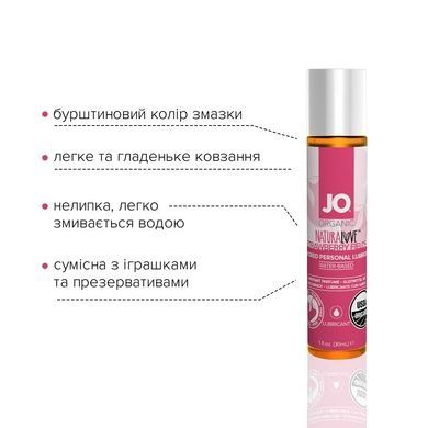 Вкусовой лубрикант JO NATURALOVE Клубника 30 мл SO1491 фото