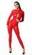Комбінезон Noir Handmade F353 Red powerwetlook overall - XL
