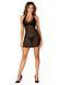 Пеньюар Obsessive Medilla chemise & thong XS/S черный