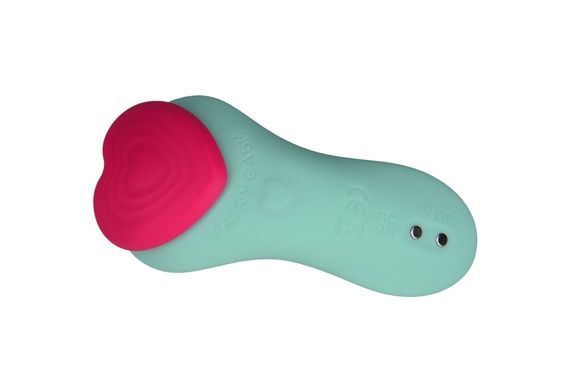 Вибратор в трусики FairyGasm HeartGem green на магните SX0629 фото