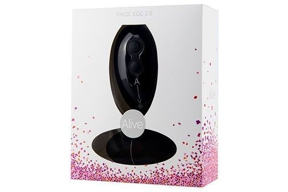 Віброяйце Alive Magic Egg 2.0 Black з пультом ДУ AL40539 фото