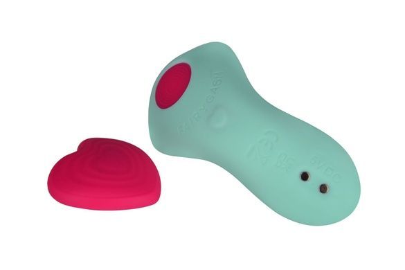 Вибратор в трусики FairyGasm HeartGem green на магните SX0629 фото