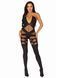 Бодістокінг Leg Avenue Illusion halter bodystocking One size Black, доступ