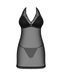 Пеньюар Obsessive Medilla chemise & thong XS/S черный