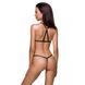 Комплект білизни зі стреп Passion Exclusive ARMANDA SET XXL/XXXL, black
