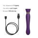 Смартвібратор Zalo Queen Twilight Purple з вакуумом SO6664 фото 7