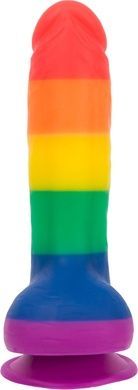 Райдужний фалоімітатор ADDICTION - JUSTIN - 8 "- RAINBOW, 20,3 см SO4533 фото