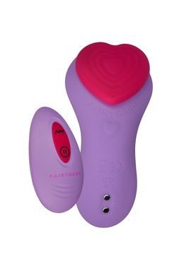 Вибратор в трусики FairyGasm HeartGem violet на магните SX0630 фото
