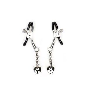 Затискачі для сосків Liebe Seele Solid Heart Silver SX1692 фото
