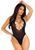 Боди Leg Avenue Opaque racer tank bodysuit Black One Size