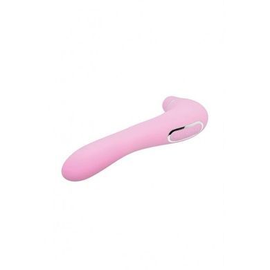 Вакуумний симулятор Wooomy Smooch Pink Clitoral Suction SO7409 фото