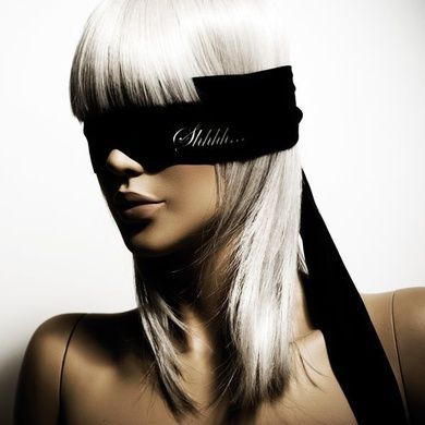 Пов&rsquo;язка-стрічка з сатину Bijoux Indiscrets Shhh SO2319 фото