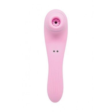 Вакуумний симулятор Wooomy Smooch Pink Clitoral Suction SO7409 фото
